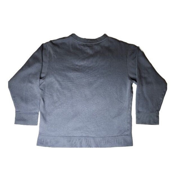 Vintage Woman's Nike Sweatshirt Sz. XL Blue Spell Out Logo Front LS 100% Cotton - Picture 3 of 10